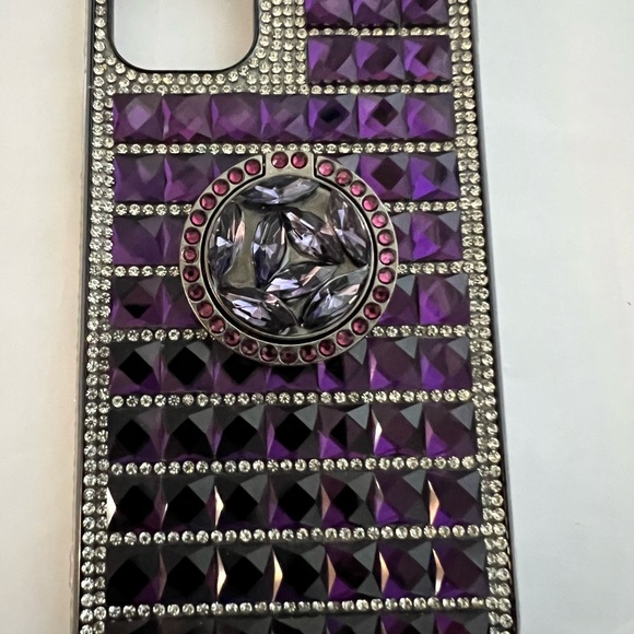 Purple glitter Apple IPhone 11 Case - Picture 2 of 3